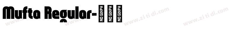 Mufta Regular字体转换